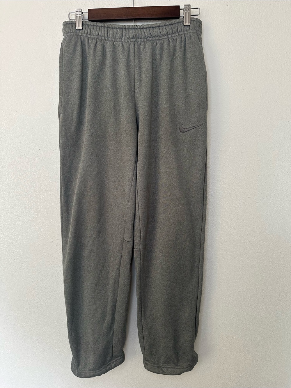 Nike Charcoal Grey Swoosh Fleece Pants